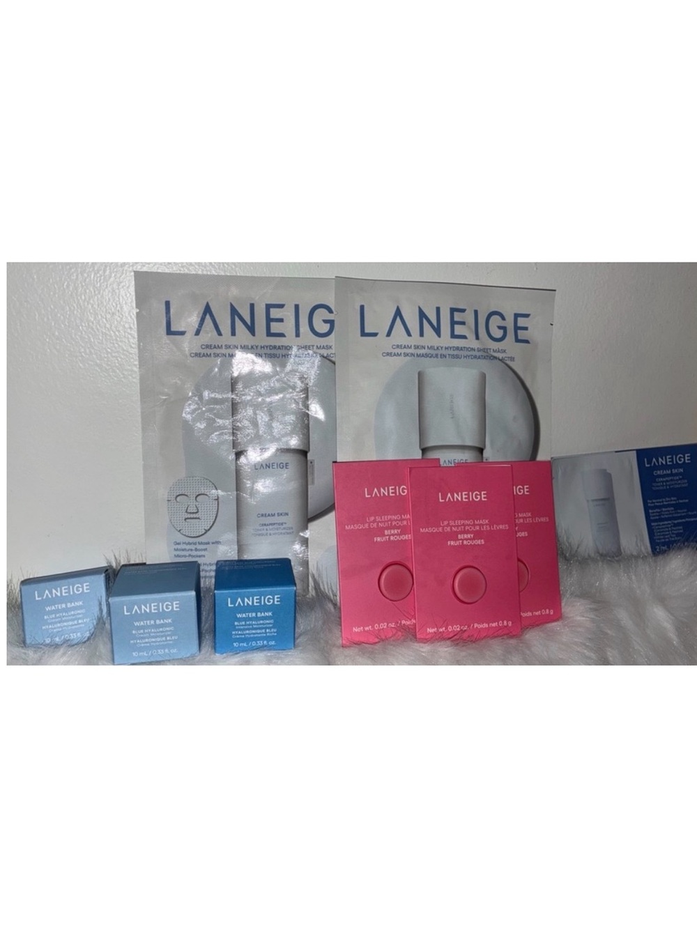 LANEIGE Hydration Set with Face Mask’s & 3 Hyaluronic Intensive Moisturizer’s